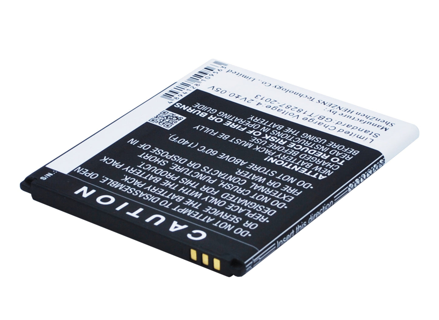 Replacement Battery for Wiko  9669 – Mobile, SmartPhone – 2000mAh / 7.40Wh / 3.7V