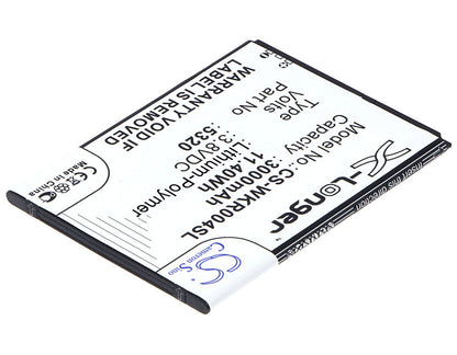 Replacement Battery for Casper  VIA V6 – Mobile, SmartPhone – 3000mAh / 11.40Wh / 3.8V