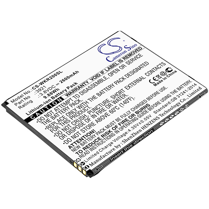 Replacement Battery for Wiko ROBBY 2 – Mobile, SmartPhone – 2600mAh / 3.8V - image 1