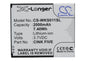 Replacement Battery for Micromax | Fly | Explay | T-KING | MyPhone | Wiko Canvas 3D A115 – Mobile, SmartPhone – 2000mAh / 3.7V - image 1