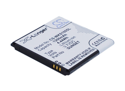 Replacement Battery for BLU  A030 – Mobile, SmartPhone – 1200mAh / 4.44Wh / 3.7V
