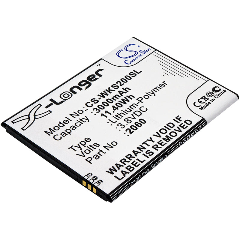 Replacement Battery for Wiko | Casper Slide 2 – Mobile, SmartPhone – 3000mAh / 3.8V - image 1
