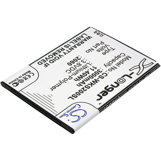 Replacement Battery for Casper  Via V6X – Mobile, SmartPhone – 3000mAh / 11.40Wh / 3.8V