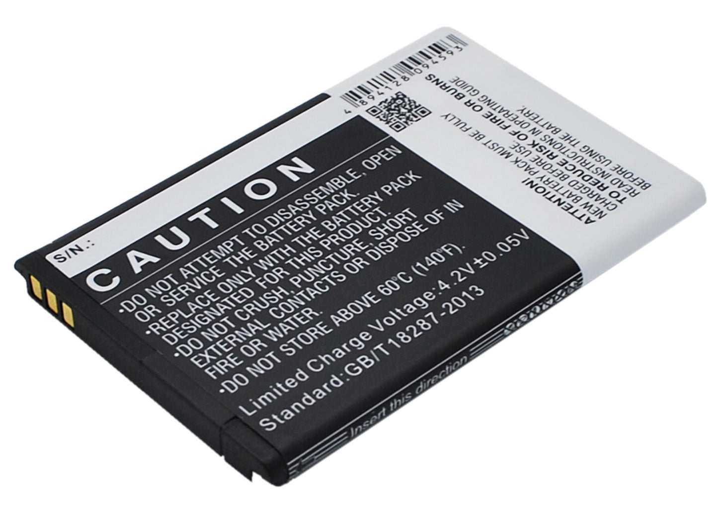 Replacement Battery for Wiko UBIK – Mobile, SmartPhone – 950mAh / 3.7V - image 3