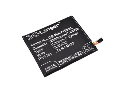 Replacement Battery for Wiko Highway Signs – Mobile, SmartPhone – 2000mAh / 3.8V - image 1