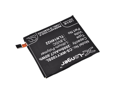 Replacement Battery for Wiko  Highway Pure – Mobile, SmartPhone – 2000mAh / 7.60Wh / 3.8V