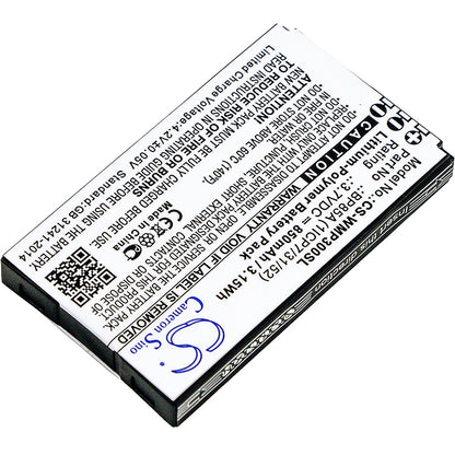 Replacement Battery for WM Systems WMP 300 – GPS, Navigator – 850mAh / 3.7V - image 2