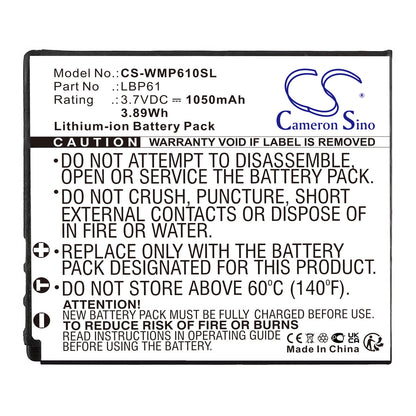 Replacement Battery for Wisycom MRP61 Transmitter – Transmitters & Receiver – 1050mAh / 3.7V