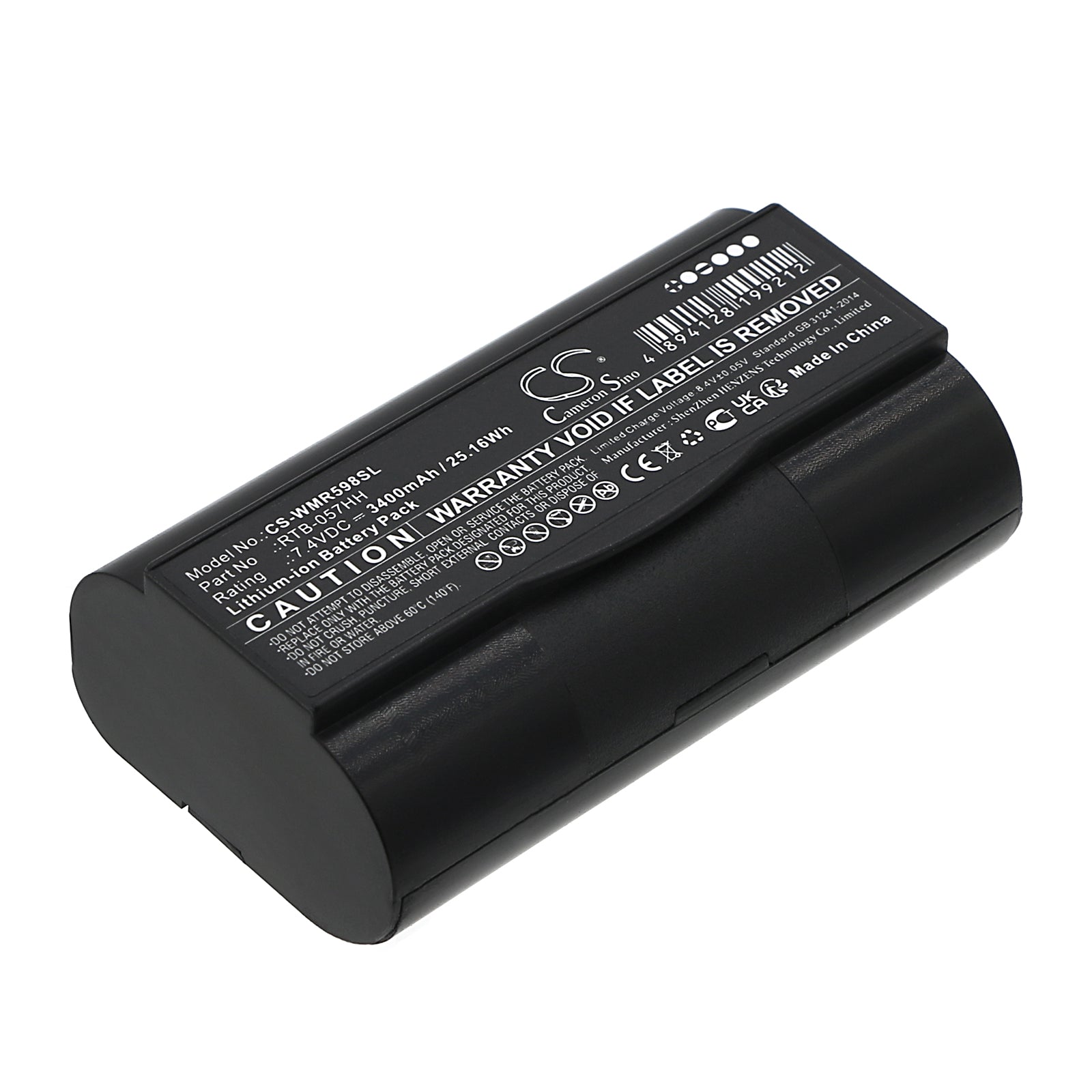 Replacement Battery for WINMATE R05I98H-RTD1 – Tablet – 3400mAh / 7.4V - image 1