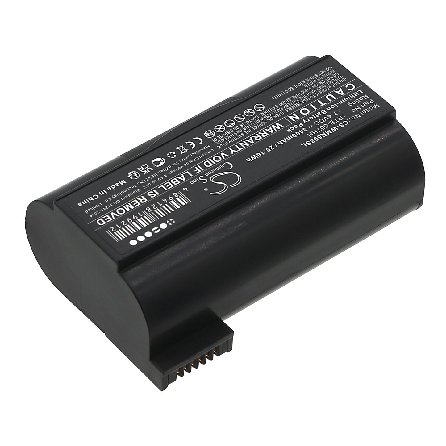 Replacement Battery for WINMATE R05I98H-RTD1 – Tablet – 3400mAh / 7.4V - image 2
