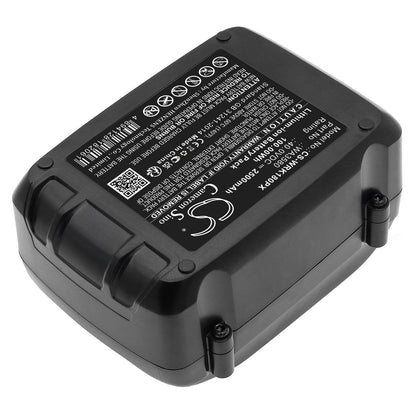 Replacement Battery for Worx  WA3747 – Power Tools – 2500mAh / 100.00Wh / 40.0V