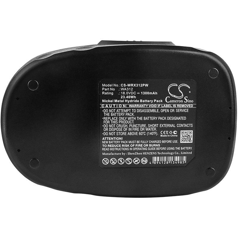 Replacement Battery for Worx  WG150s – Power Tools – 1300mAh / 23.40Wh / 18.0V
