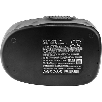 Replacement Battery for Worx  WG150s – Power Tools – 2000mAh / 36.00Wh / 18.0V