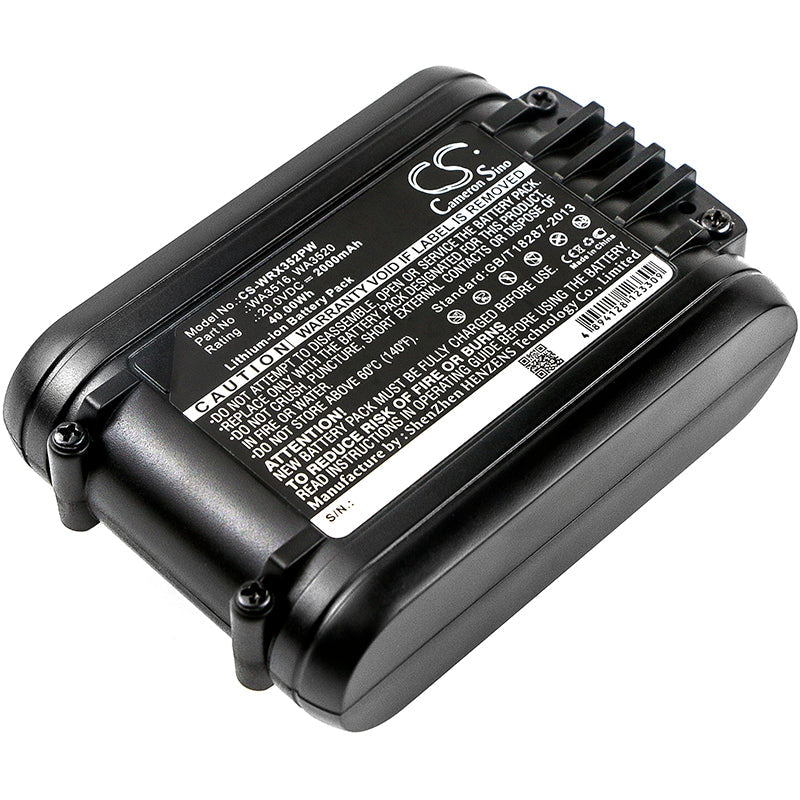 Replacement Battery for AL-KO  34.8 Li lawn mover – Power Tools – 2000mAh / 40.00Wh / 20.0V