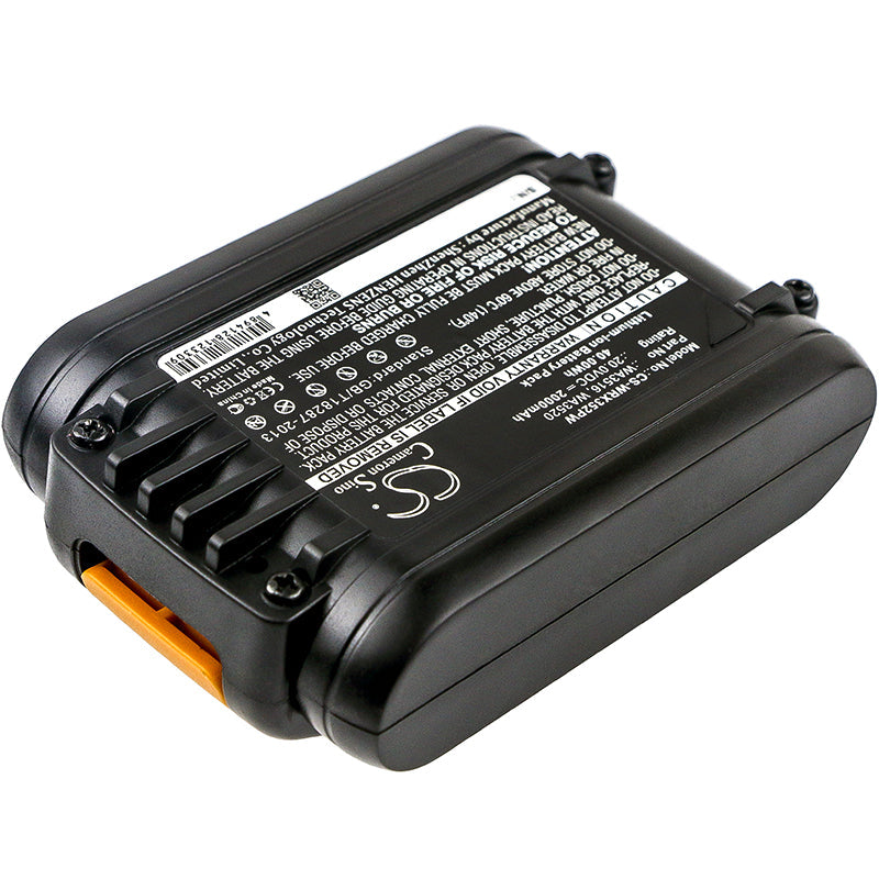 Replacement Battery for Pattfield  PE 20 MSB – Power Tools – 2000mAh / 40.00Wh / 20.0V