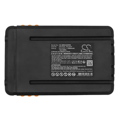 Replacement Battery for Worx WG191 – Lawn Mowers – 2500mAh / 56V - image 5