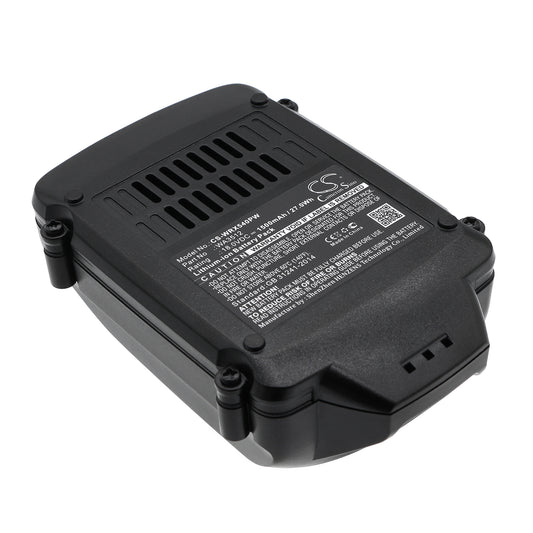 Replacement Battery for DeltaFox | AL-KO | Rockwell | Worx Grizzly 80001146 – Power Tool – 1500mAh / 18V