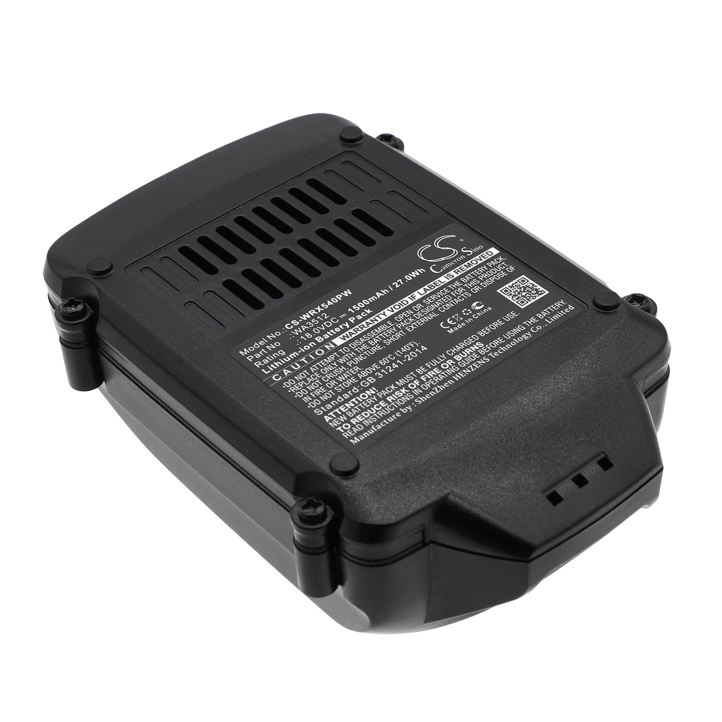Replacement Battery for Worx  RW9161 – Power Tools – 1500mAh / 27.00Wh / 18.0V