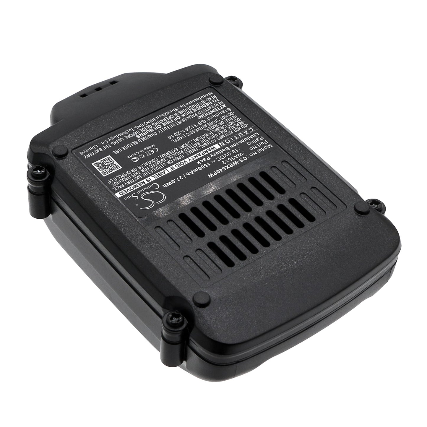 Replacement Battery for Worx  RW9161 – Power Tools – 1500mAh / 27.00Wh / 18.0V