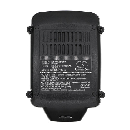 Replacement Battery for Worx  RW9161 – Power Tools – 2000mAh / 36.00Wh / 18.0V