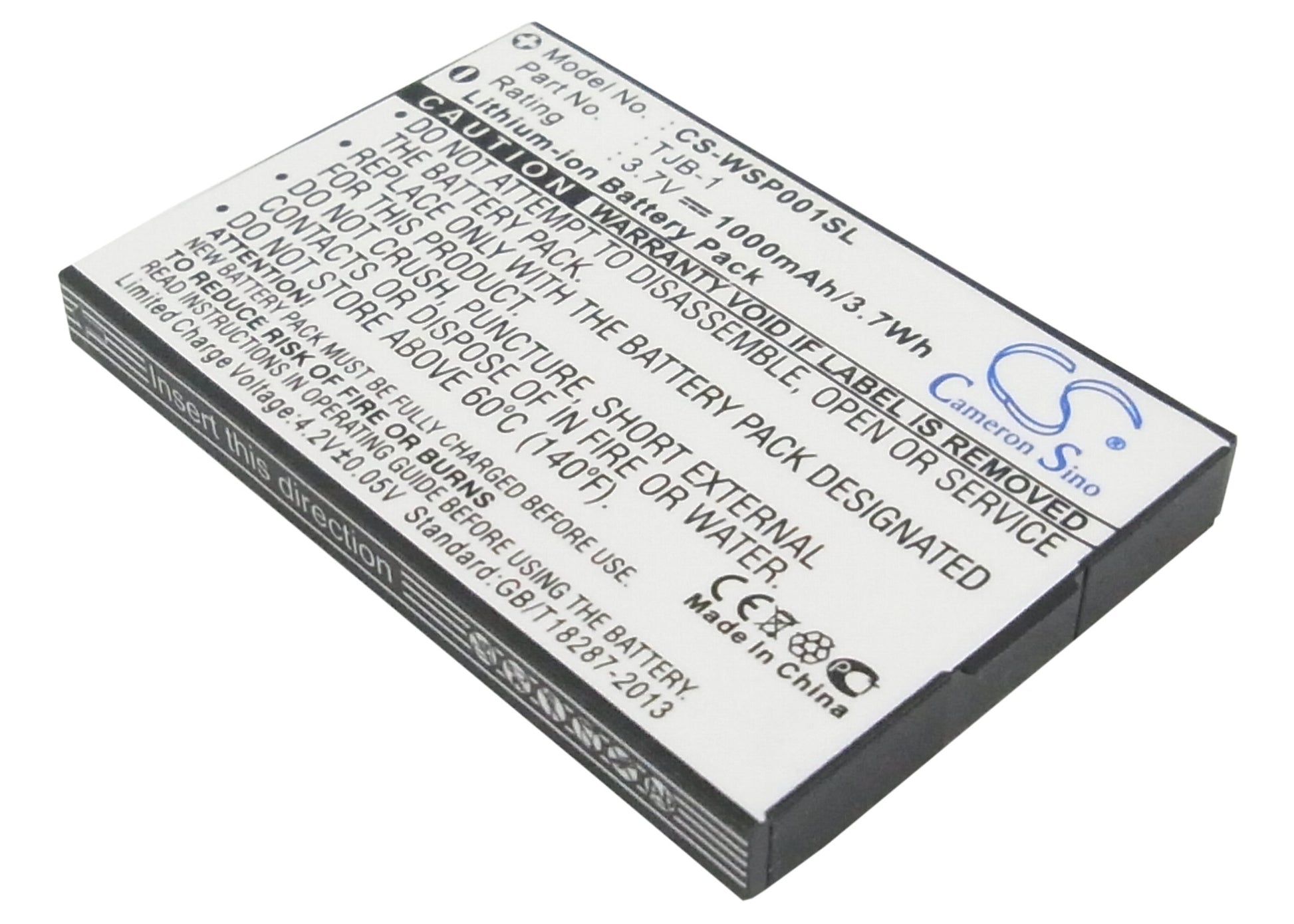 Replacement Battery for Hagenuk | Binatone | Swissvoice | MaxCom E62 – Mobile, SmartPhone – 1000mAh / 3.7V - image 1