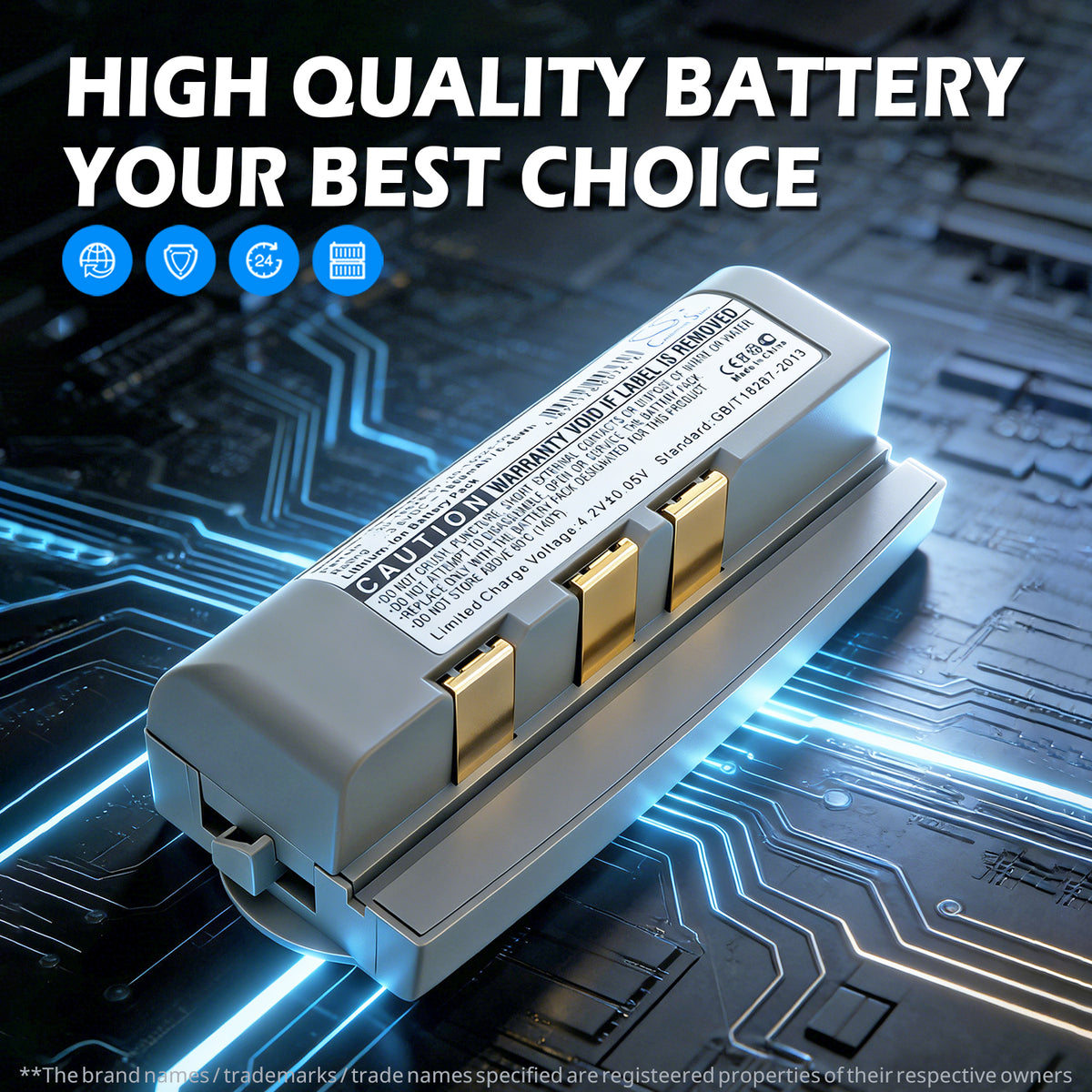 Replacement Battery for Chameleon | Symbol RF WT2200 – Barcode Scanner – 1800mAh / 3.6V