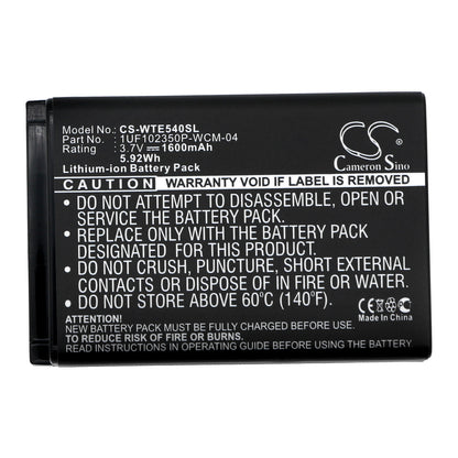 Replacement Battery for Wacom Intuos4 wireless – Tablet – 1600mAh / 3.7V - image 3