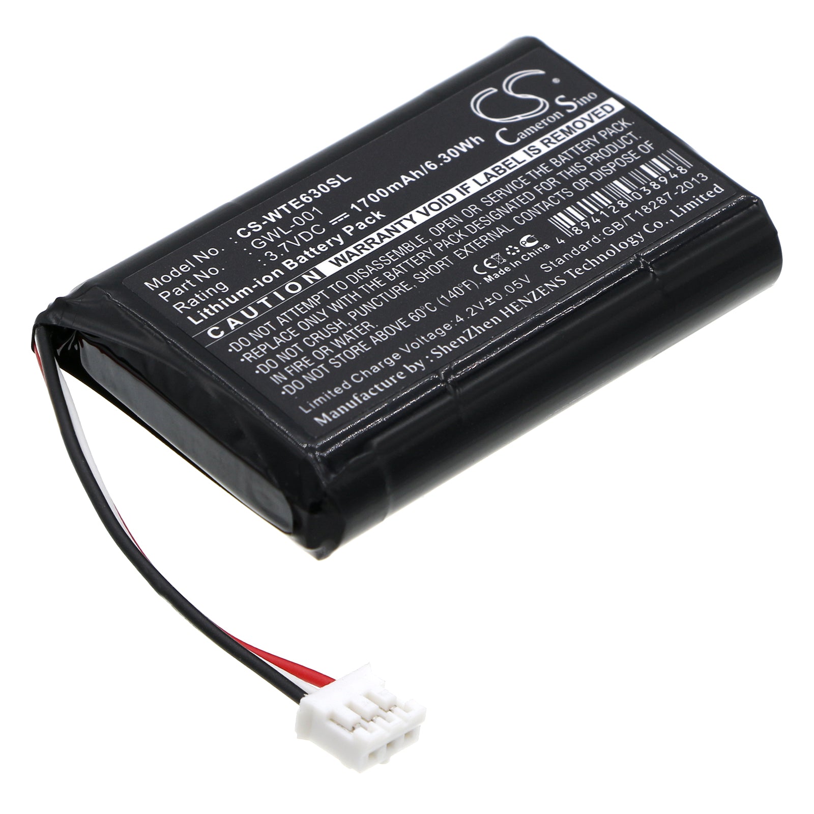 Replacement Battery for Wacom CTE630BT Graphire Wireless Pen Tablet – Tablet – 1700mAh / 3.7V - image 1