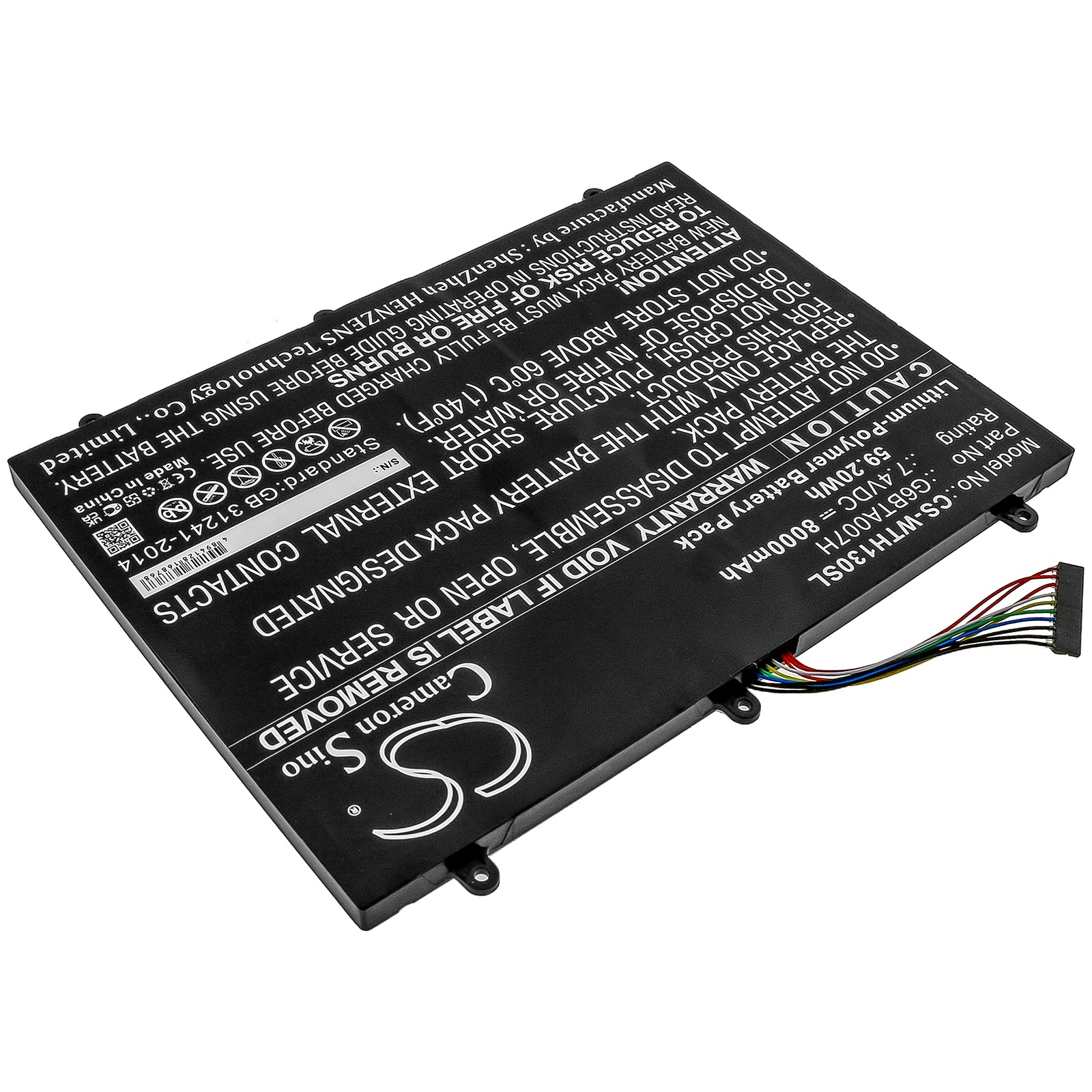 Replacement Battery for Wacom Cintiq Companion 2 – Tablet – 8000mAh / 7.4V - image 2