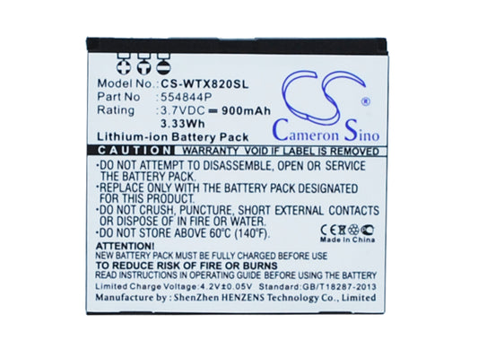 Replacement Battery for TAKARA | Curtis | MLS Destinator | WayteQ GP55BT – GPS, Navigator – 800mAh / 3.7V