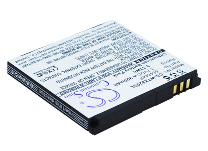 Replacement Battery for Wayteq  X820 – GPS, Navigator – 800mAh / 2.96Wh / 3.7V