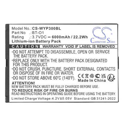 Replacement Battery for Wiseasy P3 – Payment Terminal – 6000mAh / 3.7V