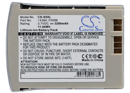 Replacement Battery for Dell Axim X5 – PDA, Pocket PC – 3200mAh / 3.7V