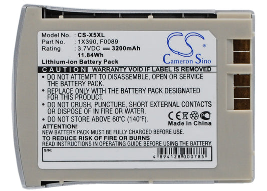 Replacement Battery for Dell Axim X5 – PDA, Pocket PC – 3200mAh / 3.7V