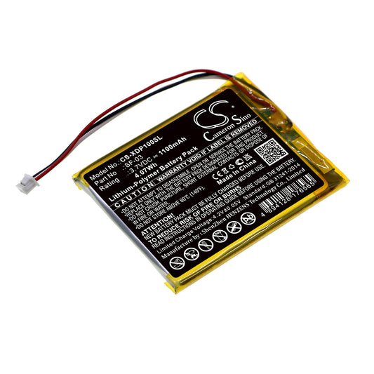 Replacement Battery for Sony XDR-P1DBP – DAB Digital – 1100mAh / 3.7V