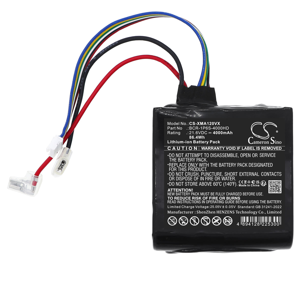 Replacement Battery for Roborock A10 Ultra B – Vacuum – 4000mAh / 21.6V