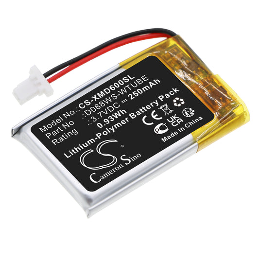 Replacement Battery for XP Metal Detectors WS6 – Wireless Headset – 250mAh / 3.7V