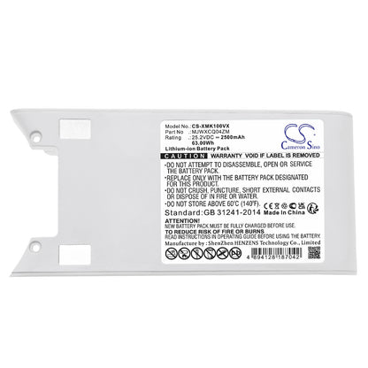 Replacement Battery for Xiaomi Mijia 1c – Vacuum – 2500mAh / 25.2V