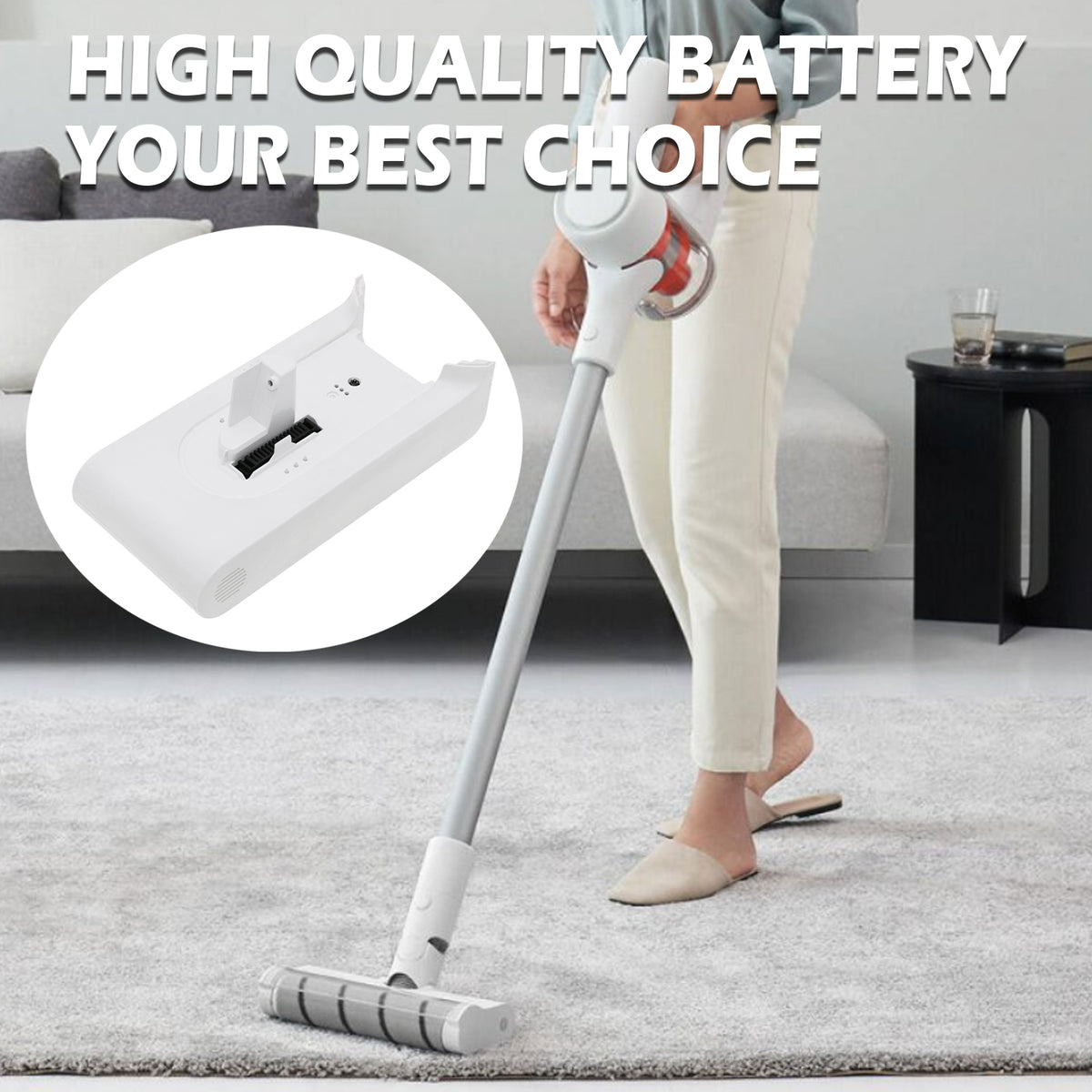 Replacement Battery for Xiaomi Mijia 1c – Vacuum – 2500mAh / 25.2V