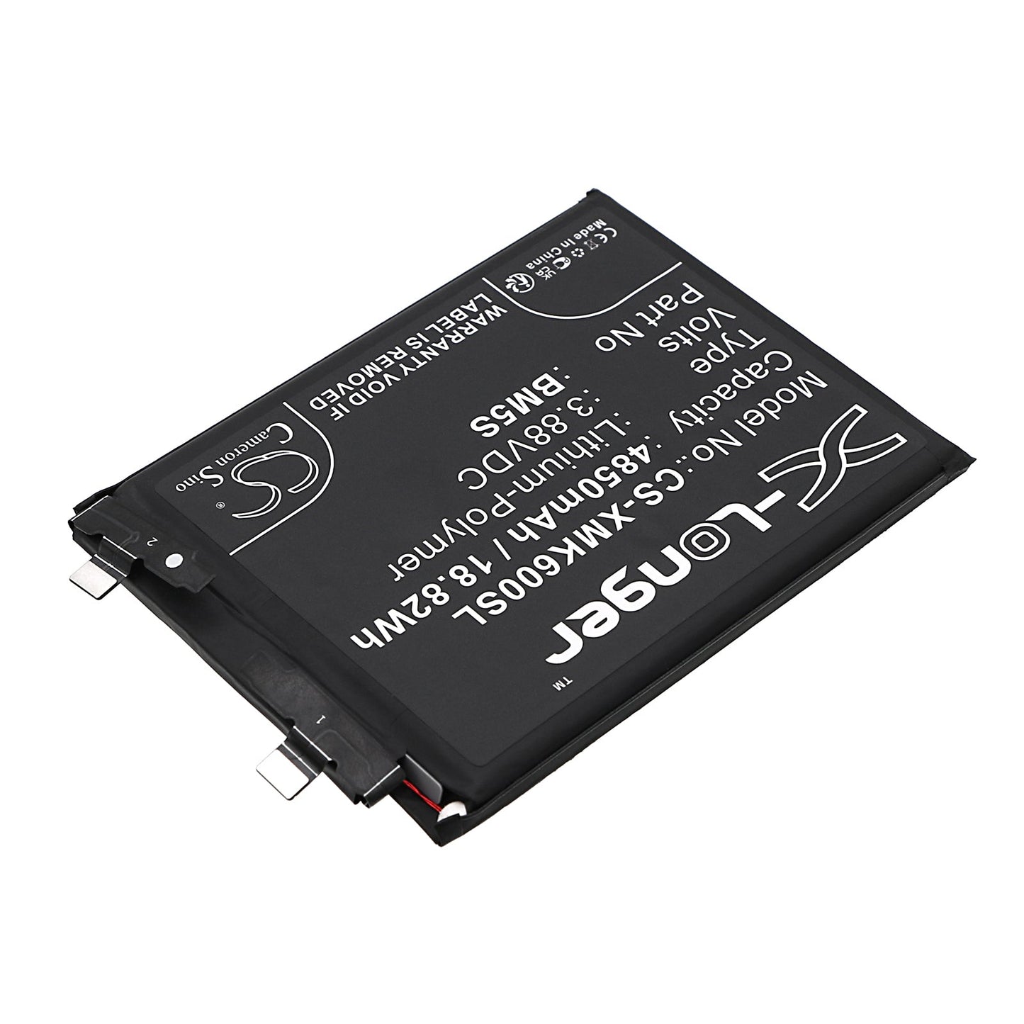 Replacement Battery for Xiaomi  13T Pro – Mobile, SmartPhone – 4850mAh / 18.82Wh / 3.88V