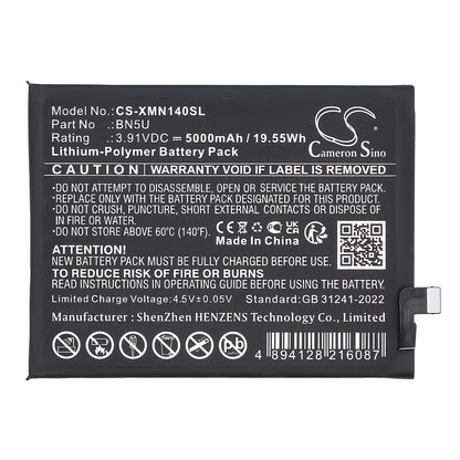 Replacement Battery for Xiaomi | Poco | Redmi 24094RAD4C – Mobile, SmartPhone – 5000mAh / 3.91V