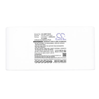 Replacement Battery for Dreame  P10 – Vacuum – 2400mAh / 61.44Wh / 25.6V