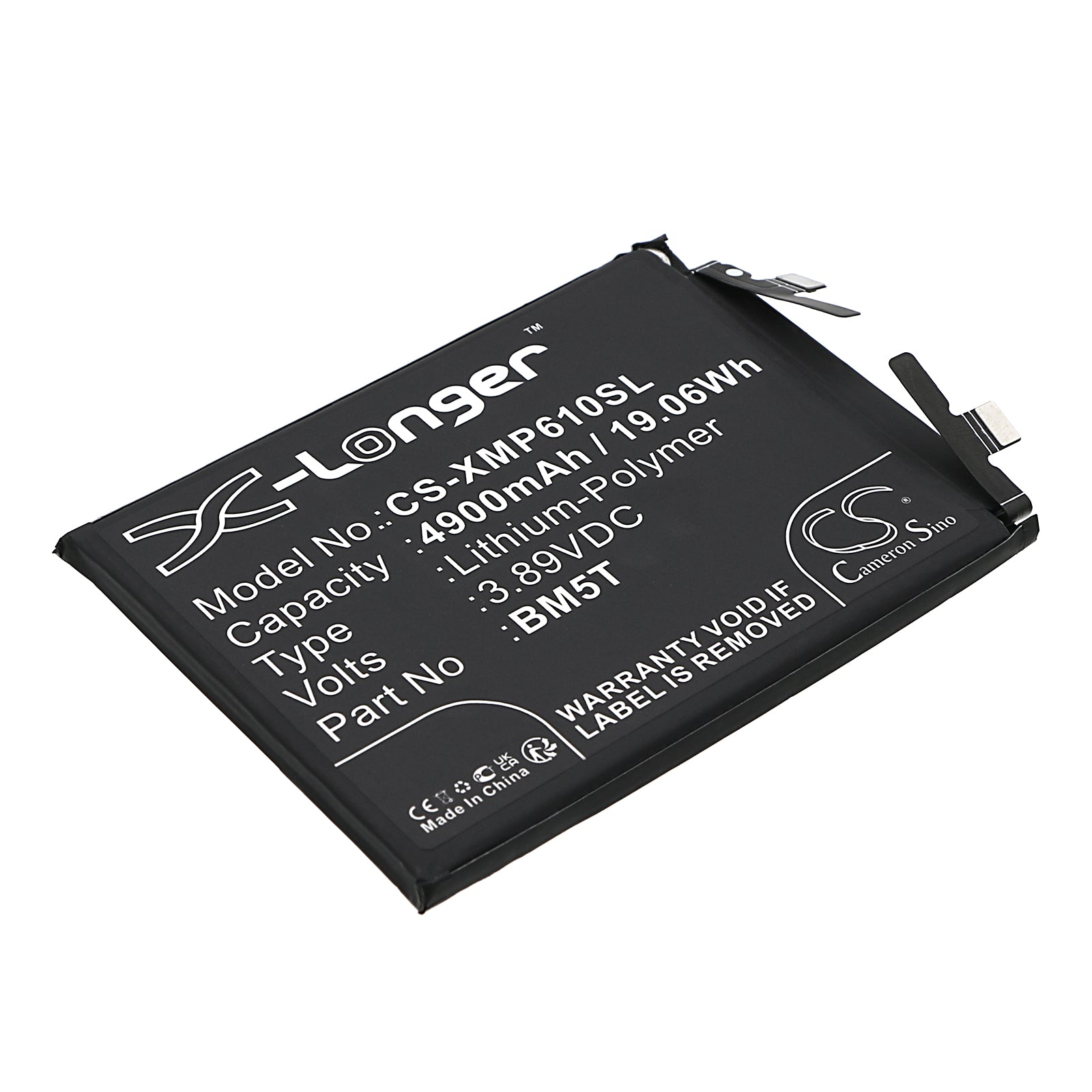 Replacement Battery for Poco | Xiaomi X6 Pro – Mobile, SmartPhone – 4900mAh / 3.89V - image 1