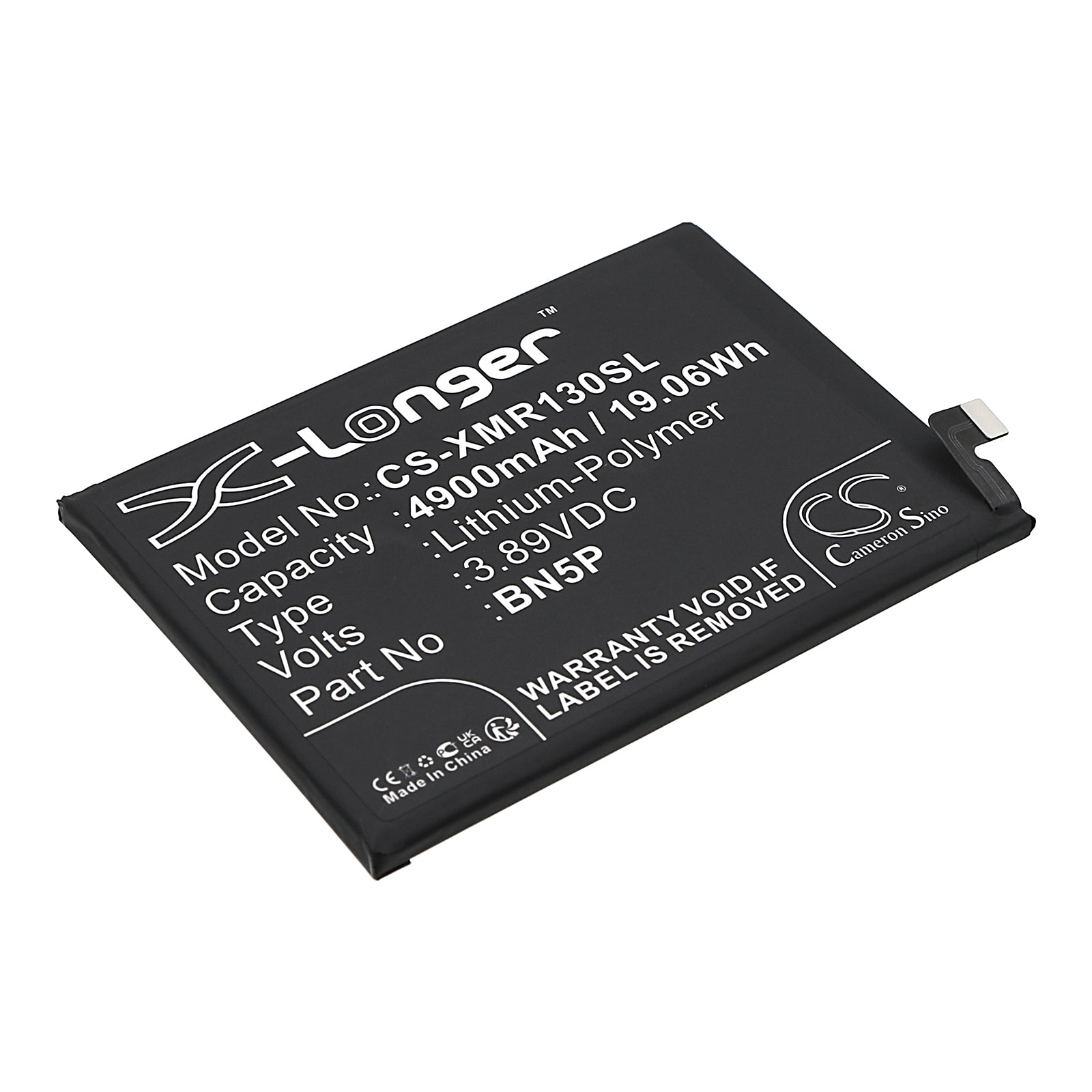 Replacement Battery for Redmi Note 13 – Mobile, SmartPhone – 4900mAh / 3.89V - image 1