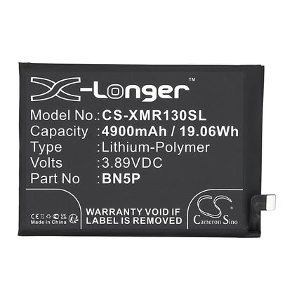 Replacement Battery for Redmi Note 13 – Mobile, SmartPhone – 4900mAh / 3.89V