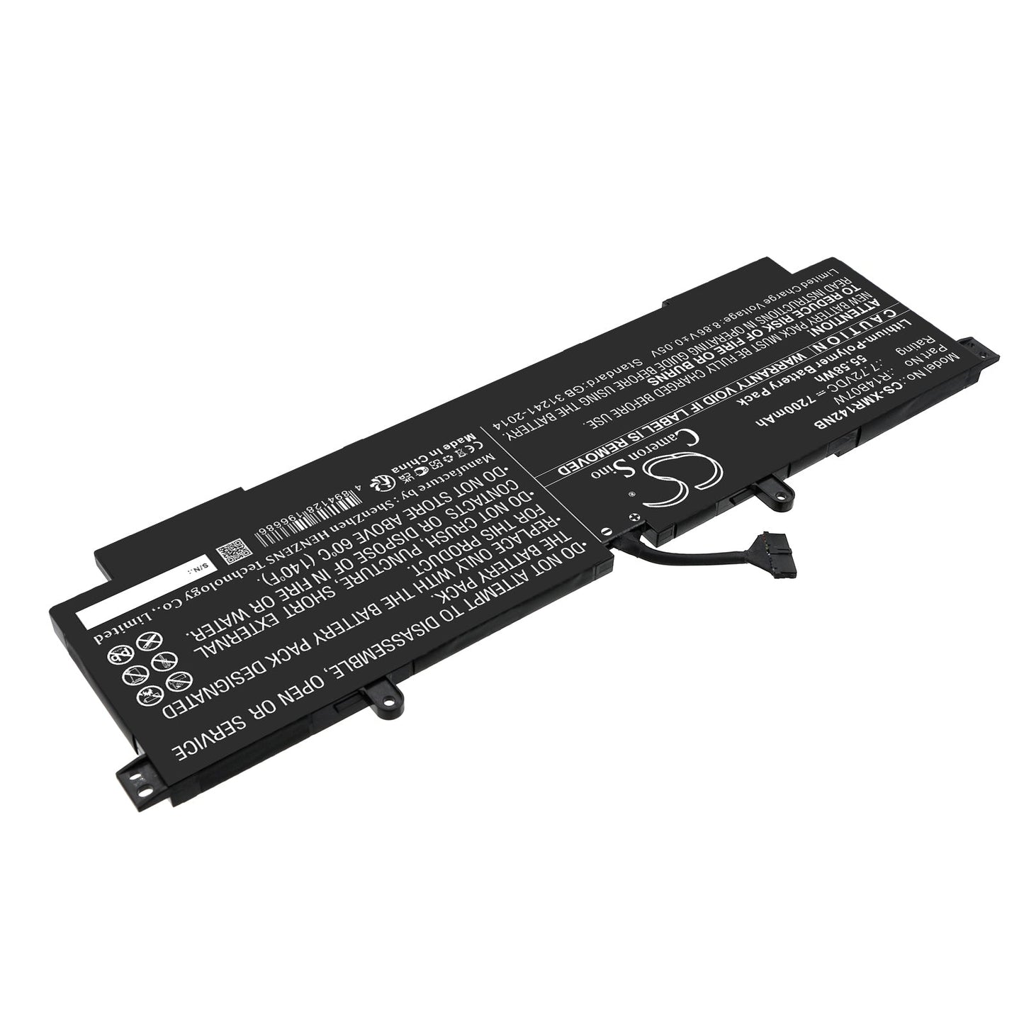 Replacement Battery for Xiaomi  NoteBook Pro 14 2022 – Notebook, Laptop – 7200mAh / 55.58Wh / 7.72V