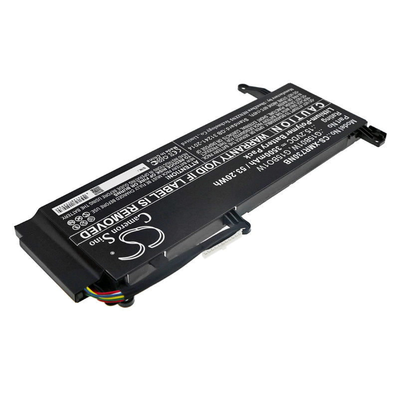Replacement Battery for Xiaomi  171502-AD – Notebook, Laptop – 3500mAh / 53.20Wh / 15.2V