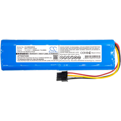 Replacement Battery for Roborock | Dreame | Xiaomi | Mijia 1C – Vacuum – 5200mAh / 14.4V