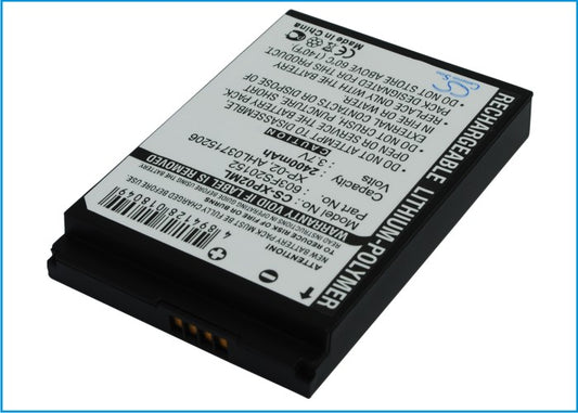 Replacement Battery for O2 XDA Atom Life – PDA, Pocket PC – 2400mAh / 3.7V