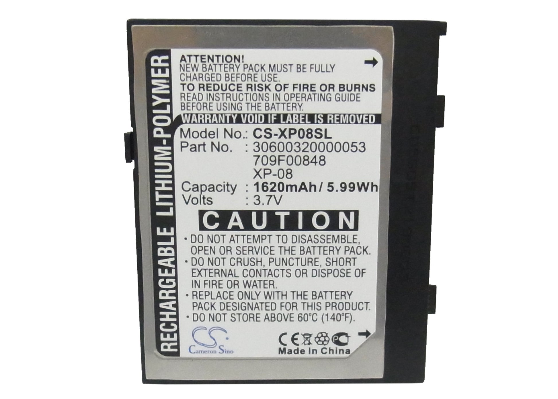 Replacement Battery for O2 XDA Flame – Mobile, SmartPhone – 1620mAh / 3.7V - image 5
